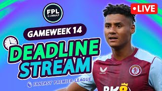 FPL GW14 DEADLINE STREAM  Early Team News  LIVE QampA [upl. by Mohsen472]