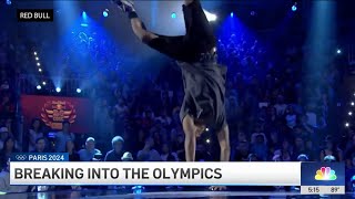 Bboy Victor breaking into Olympics repping Los Angeles [upl. by Grevera81]