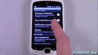 How To Set Text Message Notification SoundRingtone for Android [upl. by Ahsimot]