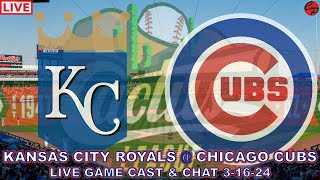 CHICAGO CUBS vs KANSAS CITY ROYALS MLB SPRING TRAINING BASEBALL LIVE GAME GAME AUDIO amp CHAT [upl. by Ataynek]