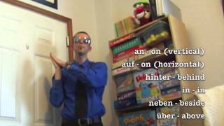 TwoWay Prepositions Song 1 Wechselpräpositionenlied 1  Deutsch lernen [upl. by Cirone]