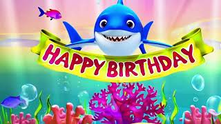 Happy Birthday Baby Shark  Nursery Rhymes amp Baby Songs FunForKidsTVHindiRhymes [upl. by Tezzil]