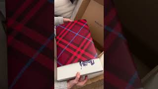 Unboxing my personalized Burberry scarf 😍✨ [upl. by Ytteb]