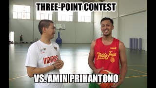 ThreePoint Contest 1 Amin Prihantono Pelita Jaya Jakarta Basketball [upl. by Doowyah]