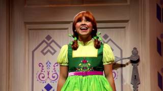 FULL HD Front Row Frozen Musical Live at The Hyperion  Disney California Adventure [upl. by Xirdnek557]