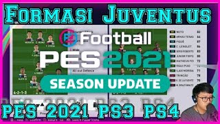 Formasi Juventus PES 2021 PS3 PS4 [upl. by Trin]