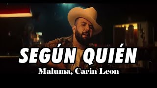 Según Quién  Maluma Carin Leon  Peso Pluma Eslabon Armado Junior H Corridos 2023 [upl. by Eniamsaj]