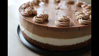 Nutela čizkejk bez pečenja I No bake Nutella Cheesecake [upl. by Haletta891]