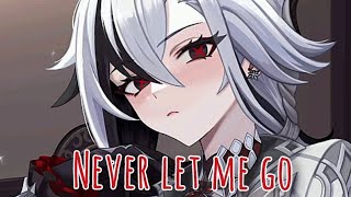 NightcoreNever Let Me GoTrivecta feat JazaraLyrics [upl. by Eniamraj]