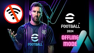 How to play efootball 2024 offline▶️ efootball viral edit [upl. by Euqinimod523]