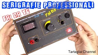 Stampe plastificate professionali fai da te per strumenti  low cost tartaglia channel [upl. by Yrdnal]