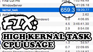 How to FIX KernelTask High CPU Usage  Memory  RAM Problem  Macbook Pro Issue [upl. by Hendren387]