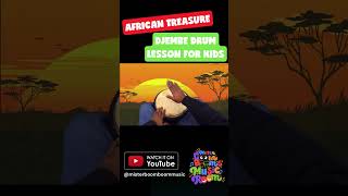 How To Play The Djembe Drum for Kids amp Beginners with Mister Boom Boom  African Treasure Song [upl. by Shaughn]