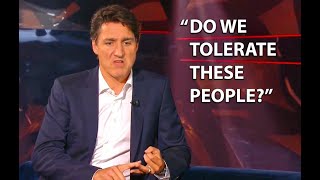 quotDo we Tolerate These Peoplequot Justin Trudeau Gaslights Canada  the World  Timeline  Proof [upl. by Adora]