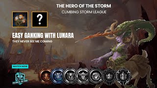 Heroes of The Storm 2024 Journey to Grand Master Lunara HoTS Ganking The Backlane [upl. by Hnad]