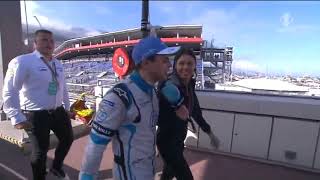 FIA FORMULA E 20182019 MONTECARLO  ANNA CAPELLA INTERVISTA FELIPE MASSA DOPO LA GARA [upl. by Sivehc]