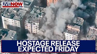 IsraelHamas war Ceasefire hostage release looming  LiveNOW from FOX [upl. by Qifar]