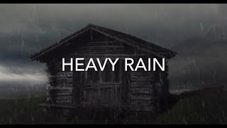 Heavy rainfall helps with deep sleep white noise sleep sound [upl. by Aynatal716]