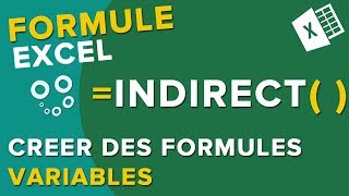 La fonction INDIRECT pour des Formules Variables  Tuto Excel [upl. by Logan]