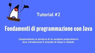 Fondamenti di programmazione con Java  2  Introduzione al linguaggio [upl. by Codee346]