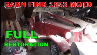 Complete Transformation 1953 MG from start to finish and then we ride [upl. by Kudva29]