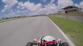 A race win at Bushy Park Barbados Karting Association [upl. by Iggep]