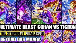 Beyond Dragon Ball Super Ultimate Beast Gohan Vs God Of Destruction Tigron A New Power Challenged [upl. by Ycrad]