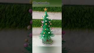 Christmas tree making tutorialvirelshortsvirelsongyoutubeshortsytshortspapercraftdiy [upl. by Aicilihp]