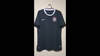 2012 2 M FEM Camisa Corinthians Libertadores Preta [upl. by Eldrida]