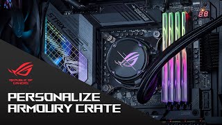 Personalizing your ASUS Z690 PC build  Motherboard designs ASUS AURA RGB lighting amp more [upl. by Rexanne]