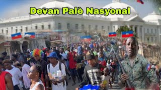 19 Nov Kouri Vin Tande Guy philippe Pale towo a frape fò Babekyou Viv ansanm anvayi Palè National [upl. by Solis]