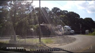 Train v Tractor Trailer in Chester VA [upl. by Primaveras319]