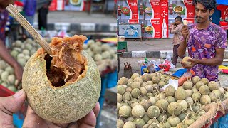 Bengali Street Food  Amazing Making Skills  Tasty Masala Bel Wood Apple [upl. by Shakti736]