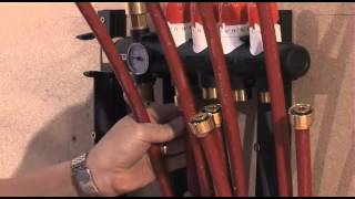 How to install a Hep2O underfloor heating composite manifold [upl. by Bicknell]