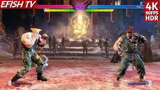 Guile vs Akuma Hardest AI  Street Fighter 6 [upl. by Gunar]