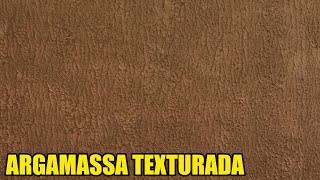 Decore de Forma Simples e Prática com essa Argamassa Texturada [upl. by Nhguaval]