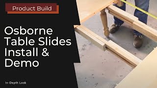 Installing and Using Table Slides [upl. by Seppala]