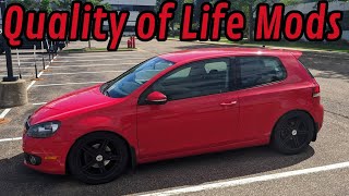 VW MK6 Quality of Life Upgrades [upl. by Rosita]