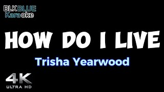 How Do I Live  Trisha Yearwood karaoke version [upl. by Mathi980]