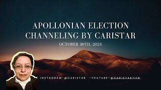 Election 2024 Channeling CariStar [upl. by Eilrak]