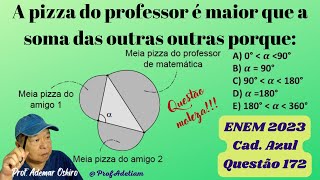 ENEM 2023  Cad Azul  Questão 172  Teoria sobre relação de Pitágoras com áreas  ProfAdetiam [upl. by Eninaj841]