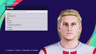 PES 2021 1FC KÖLN players face amp hair [upl. by Sumahs]