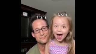 Titans vs Lions magic trick americanfootball nfl subscribe [upl. by Chemaram]