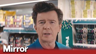 Sainsburys 2023 Christmas advert with Rick Astley [upl. by Kobylak]