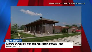 Simpsonville city hall police department complex groundbreaking [upl. by Jevon]