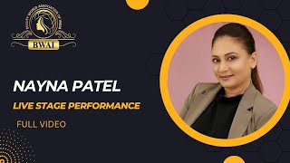 surat ka khubsurat expo live stage performance by nayna patel [upl. by Royden179]