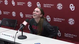 OU Softball Newcomer Press Conference [upl. by Ssilem]