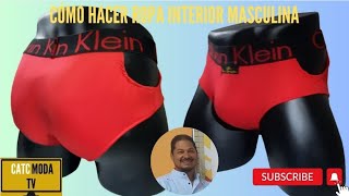 Como hacer Ropa Interior Masculina Brief ‎catcmodatv catcmodatv modamasculina tanga [upl. by Nnairahs]