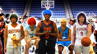 Anime Characters Playing Basketball In Real Life [upl. by Rocher]