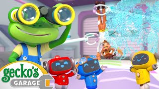 Weasels Washed Out  Geckos Garage  Trucks For Children  Cartoons For Kids [upl. by Yromas]